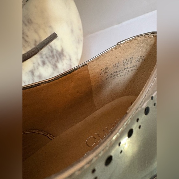 Franco Sarto Metallic Oxford Lace-Up Shoes Women’s Size 6.5M - Picture 9 of 14